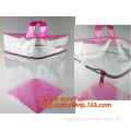 Custom made all kinds transparent plastic make up bag clear pvc cosmetic bag for women, new fashion eco-friendly cheap wholesale